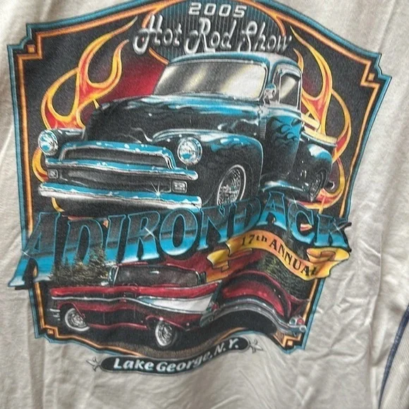 Adirondack car hotrod nascar racing show 2005 vintage men’s xl - Picture 2 of 3